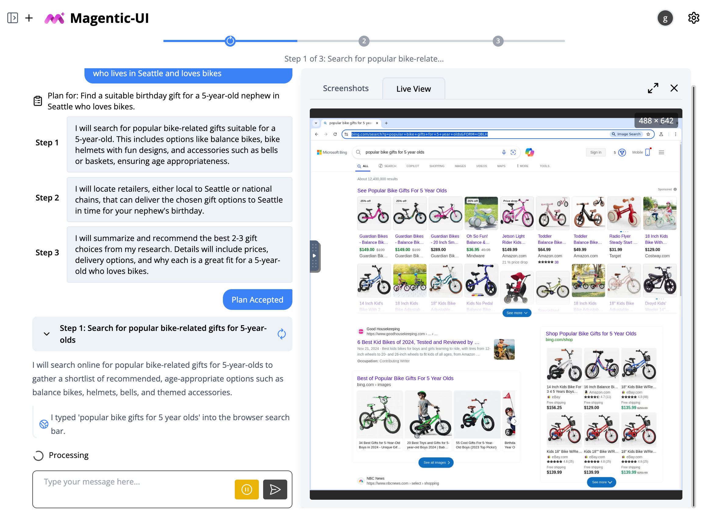 Magentic-UI是微软开源的以人为中心的网页代理研究原型，基于多代理系统实现网页浏览与操作、代码生成执行、文件分析等功能。支持Python/Docker部署，提供透明可控的人机协作界面。