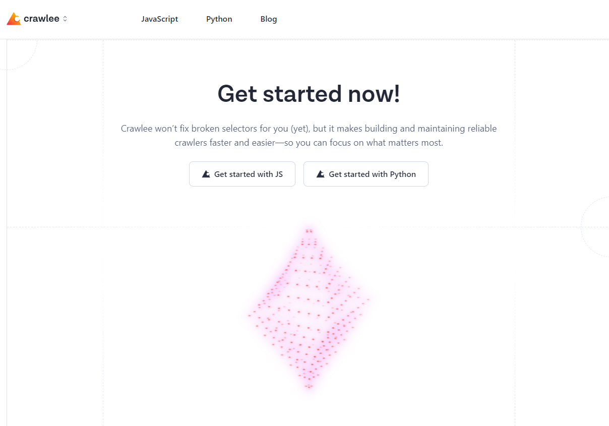 Crawlee 是一款 JavaScript 和 Python 的网页爬虫库，由 Apify 开发并永久免费开源。它能自动处理反爬机制、代理设置、浏览器模拟等复杂任务，让开发者专注于核心业务逻辑，快速构建稳定的数据采集系统。